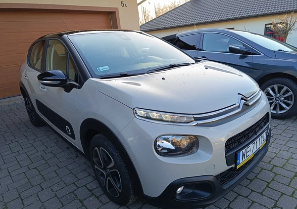 citroen lubelskie Citroen C3 cena 48000 przebieg: 97000, rok produkcji 2019 z Chełm